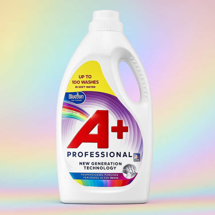 Гель для прання A + Professional Colour для кольорової білизни, 5.005 л (100 прань) (829713) - 